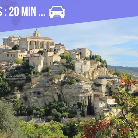 Holiday home Piscine Chauffee, 5min Du Village Et Climatisation Saint-Saturnin-les-Apt